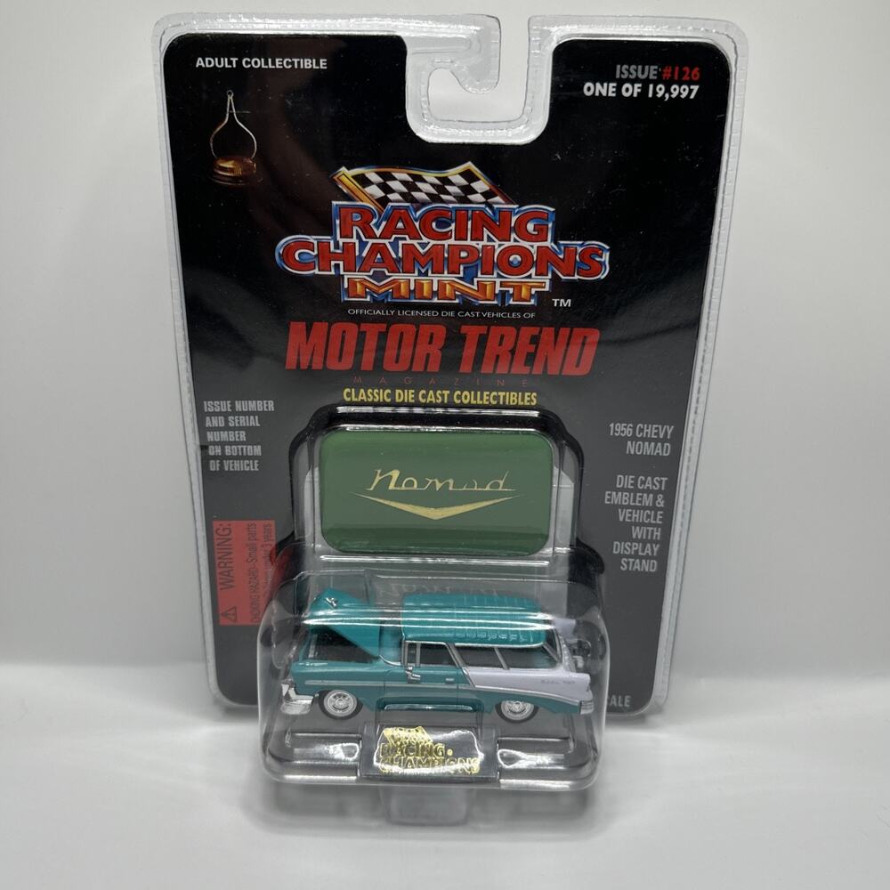 1956 Chevy Nomad Racing Champions 'Motor Trend' 1 of 19,997 MOC Issue #126